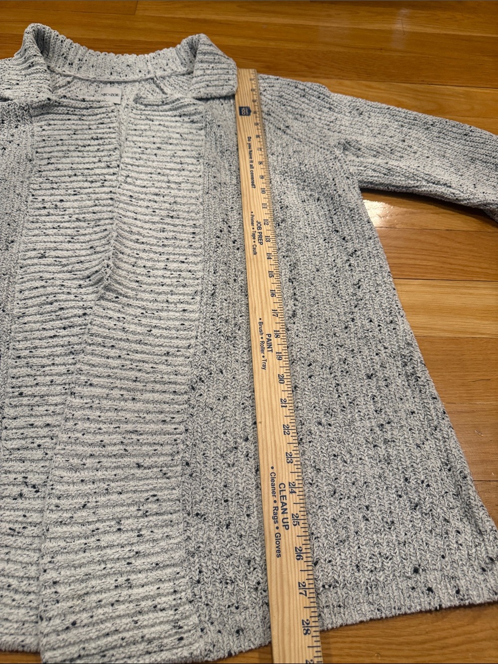 Nic + Zoe open cardigan sweater size large . - Picture 5 of 7